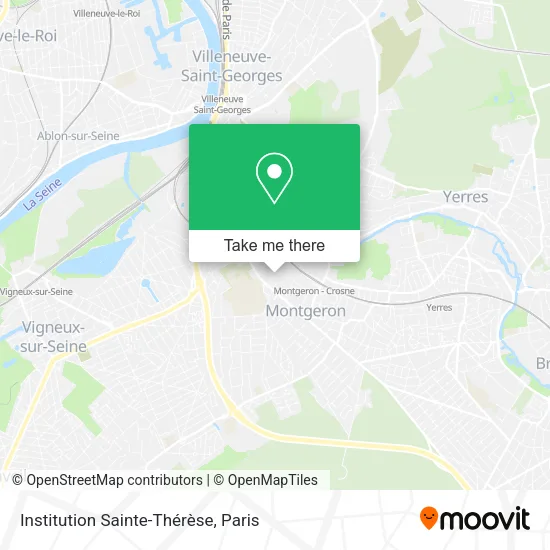Institution Sainte-Thérèse map