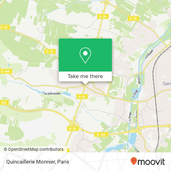 Mapa Quincaillerie Monnier