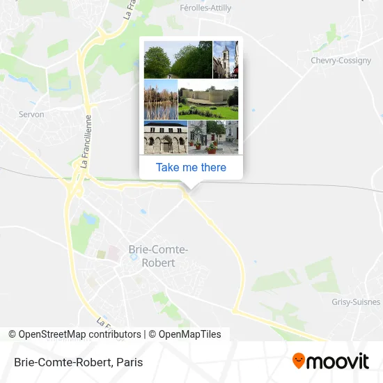 Brie-Comte-Robert map