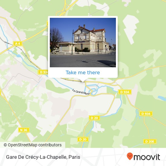 Gare De Crécy-La-Chapelle map