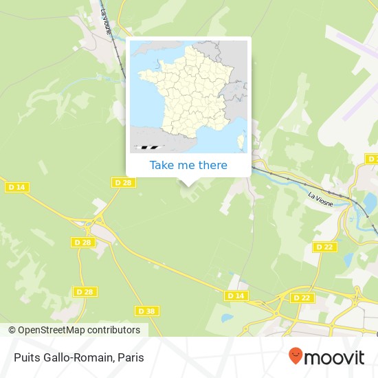 Puits Gallo-Romain map