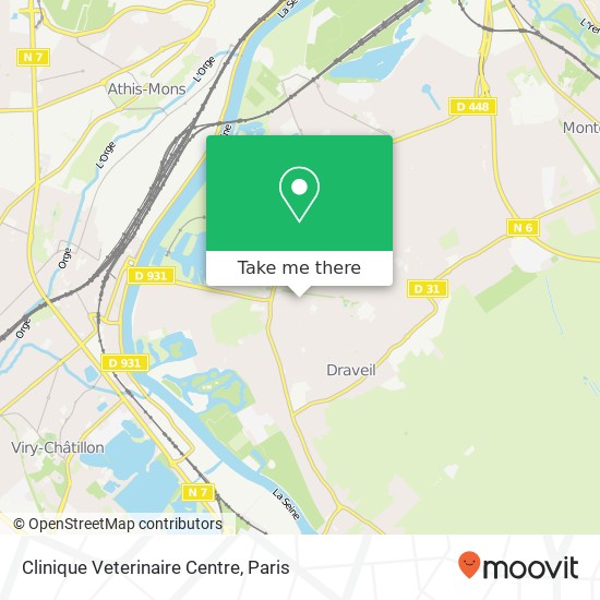 Mapa Clinique Veterinaire Centre