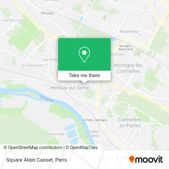 Square Alain Casset map