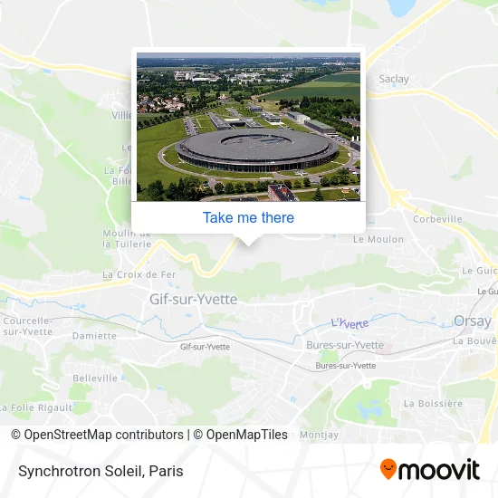 Synchrotron Soleil map