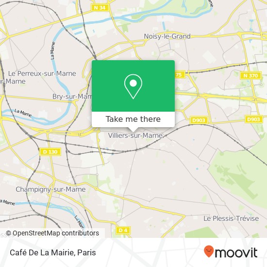 Mapa Café De La Mairie