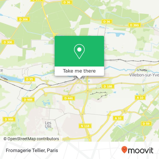 Fromagerie Tellier map