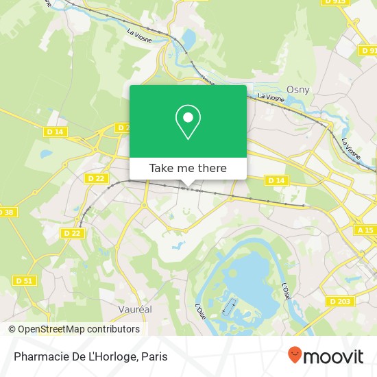 Pharmacie De L'Horloge map