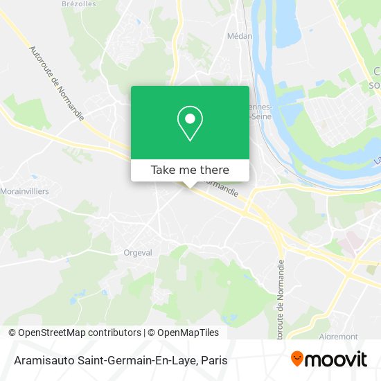Mapa Aramisauto Saint-Germain-En-Laye