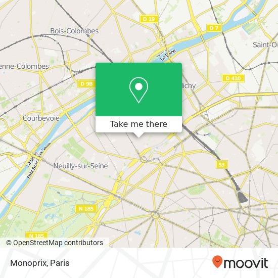 Monoprix map