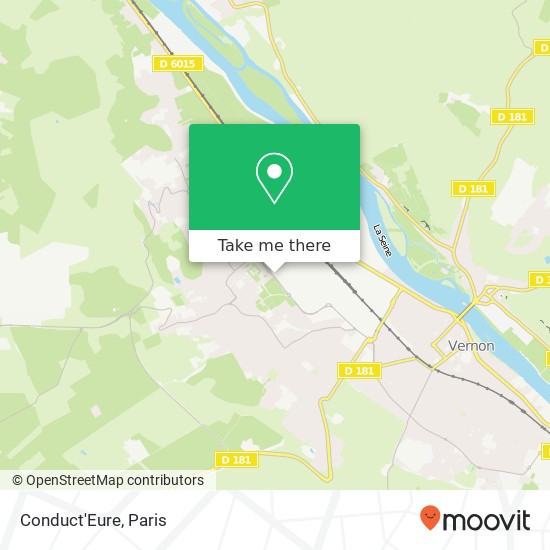 Conduct'Eure map