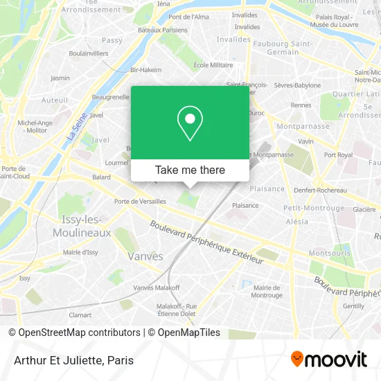 Arthur Et Juliette map