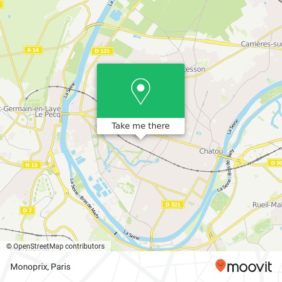 Monoprix map