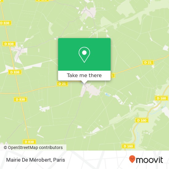 Mairie De Mérobert map