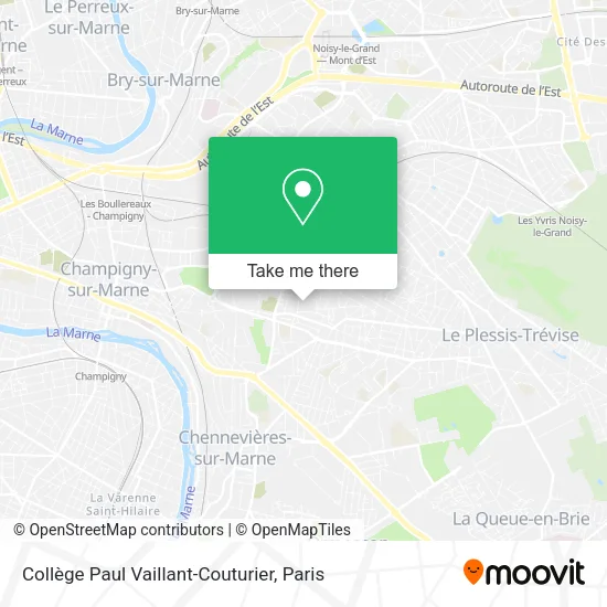 Collège Paul Vaillant-Couturier map