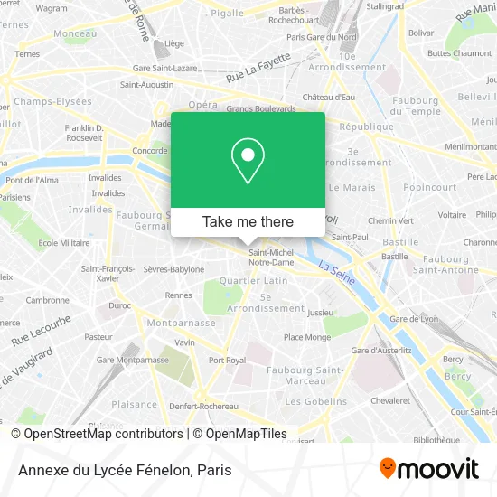 Annexe du Lycée Fénelon map
