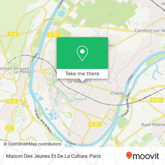 Mapa Maison Des Jeunes Et De La Culture