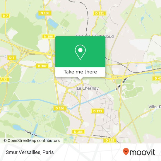 Mapa Smur Versailles