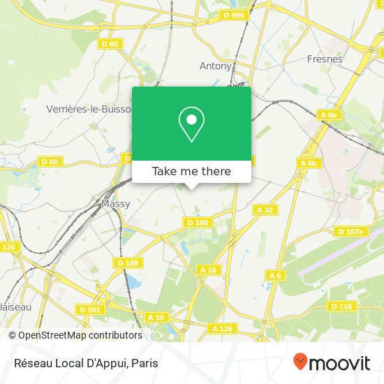 Réseau Local D'Appui map