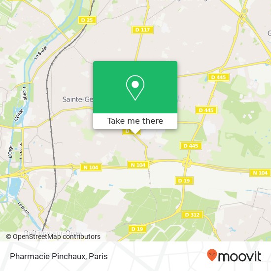 Pharmacie Pinchaux map