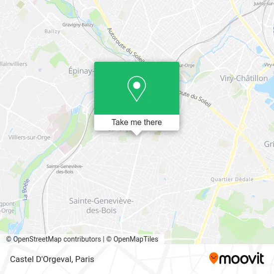 Castel D'Orgeval map