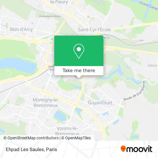 Ehpad Les Saules map