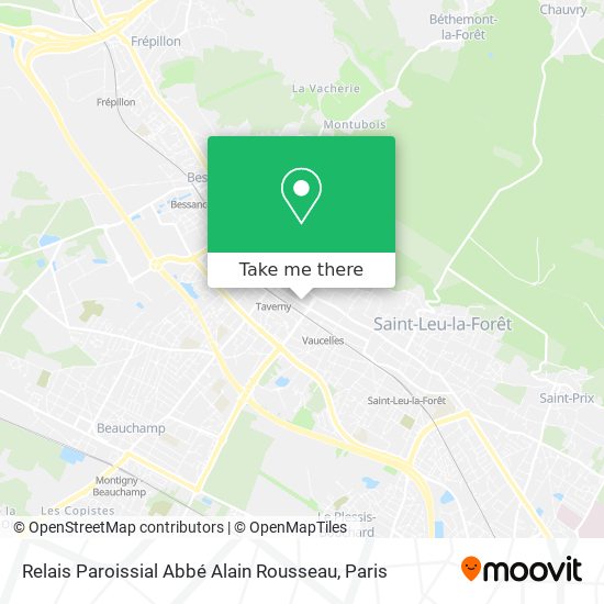 Relais Paroissial Abbé Alain Rousseau map