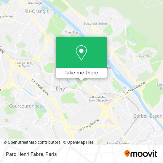 Parc Henri Fabre map