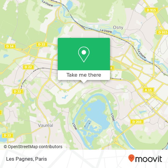 Les Pagnes map