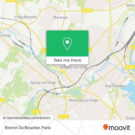 Bistrot Du Boucher map