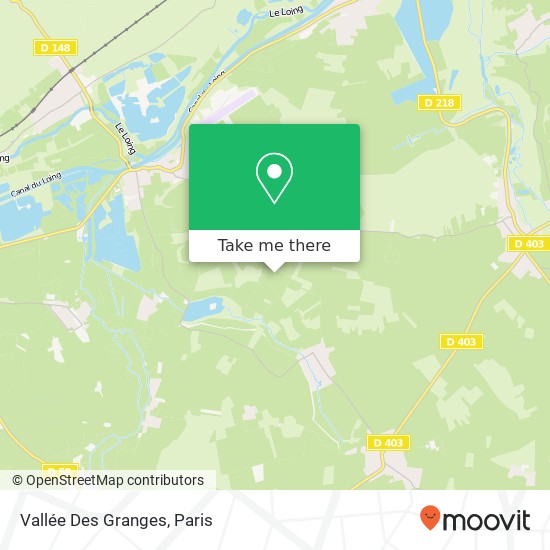 Mapa Vallée Des Granges