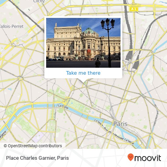 Mapa Place Charles Garnier