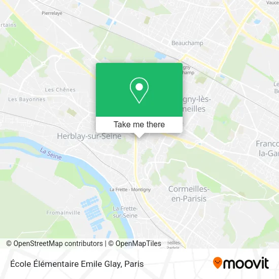 École Élémentaire Emile Glay map