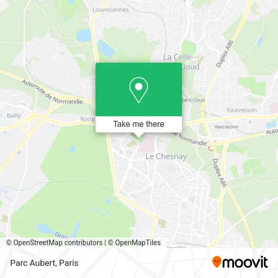 Parc Aubert map