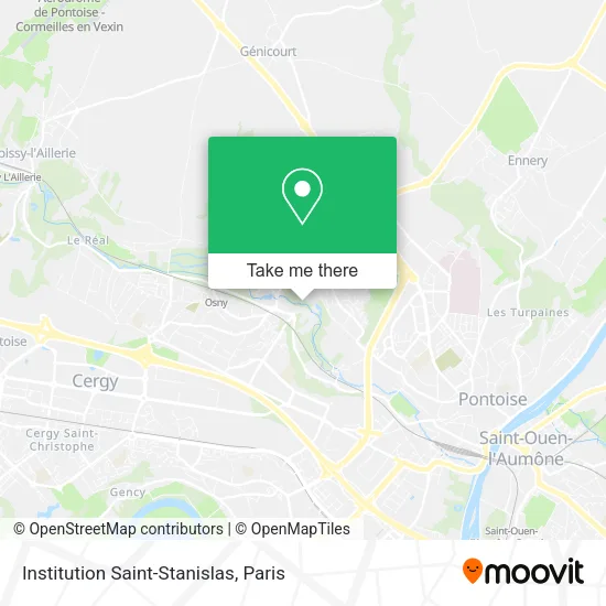 Institution Saint-Stanislas map