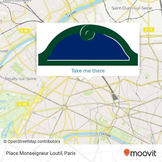 Mapa Place Monseigneur Loutil