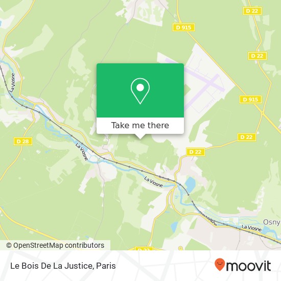 Mapa Le Bois De La Justice