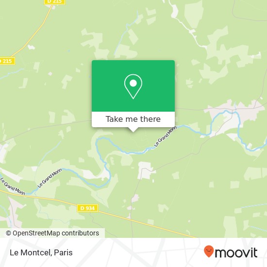 Le Montcel map