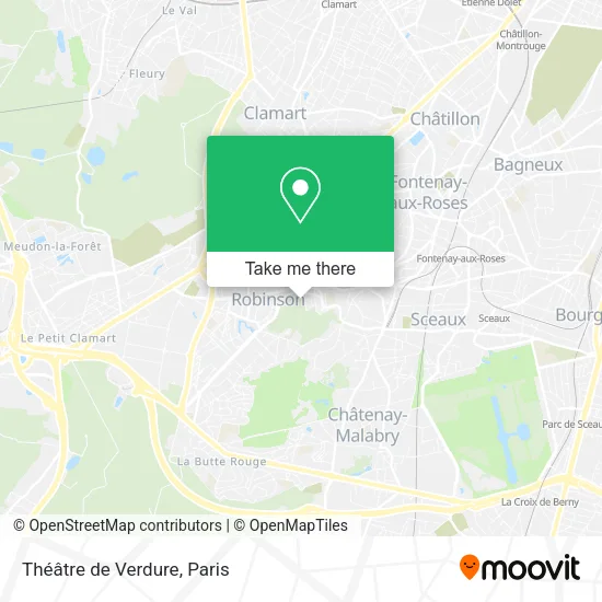 Théâtre de Verdure map