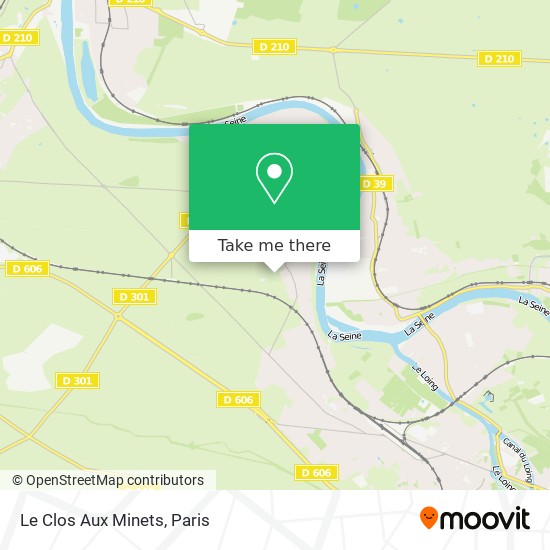 Mapa Le Clos Aux Minets