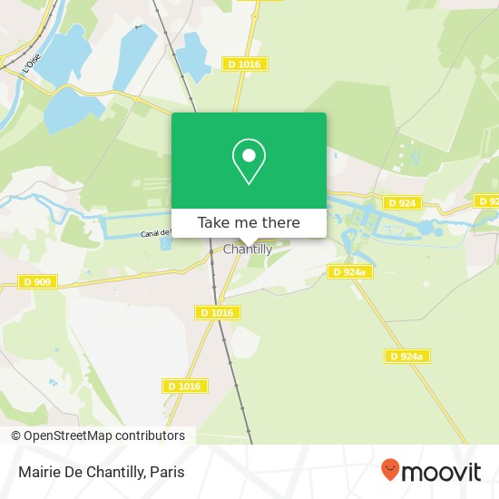 Mairie De Chantilly map