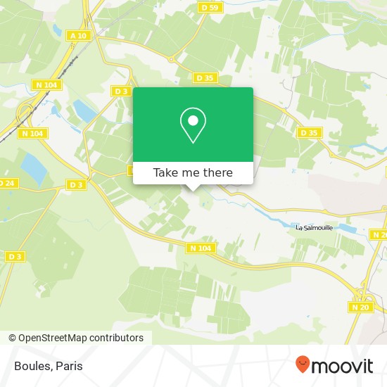 Boules map