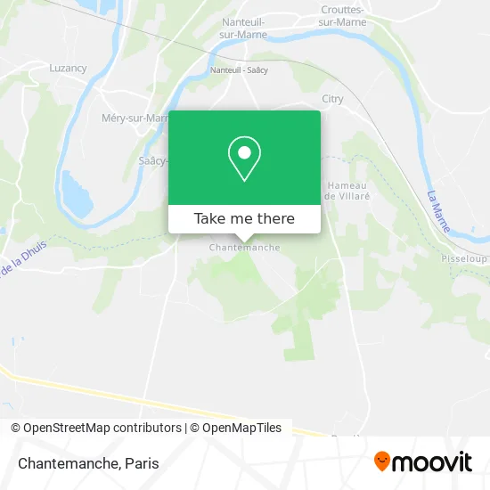 Chantemanche map
