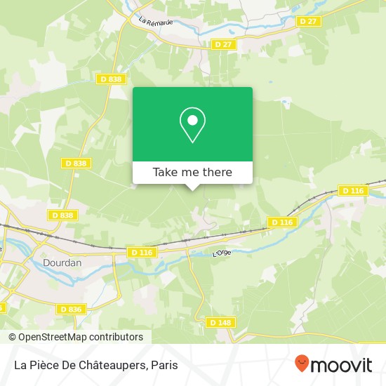 La Pièce De Châteaupers map