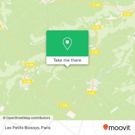 Les Petits Boissys map