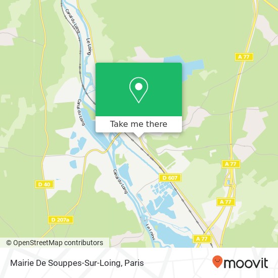 Mairie De Souppes-Sur-Loing map