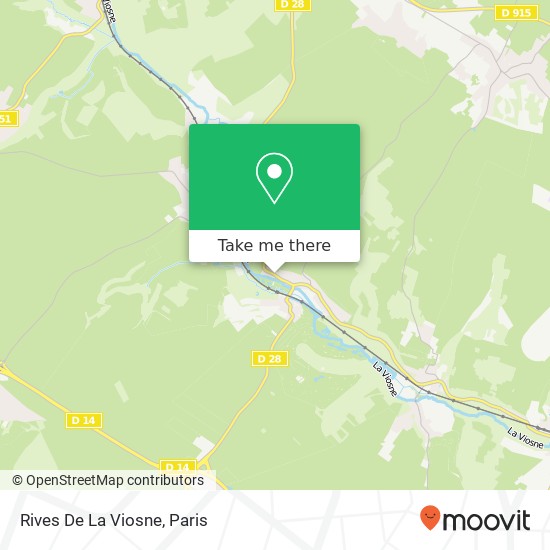 Rives De La Viosne map