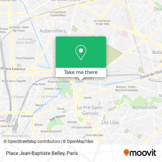 Mapa Place Jean-Baptiste Belley