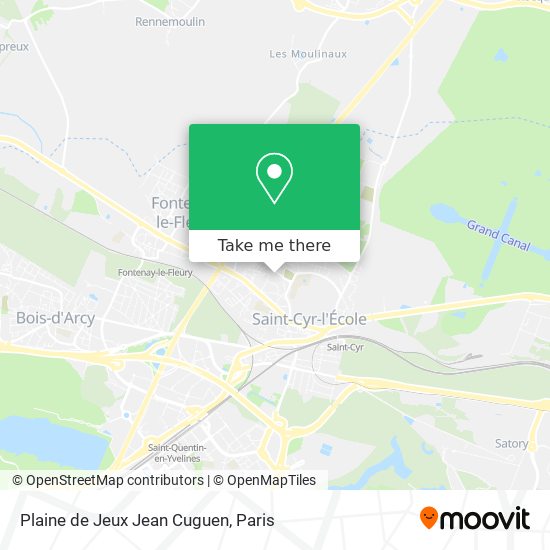 Plaine de Jeux Jean Cuguen map