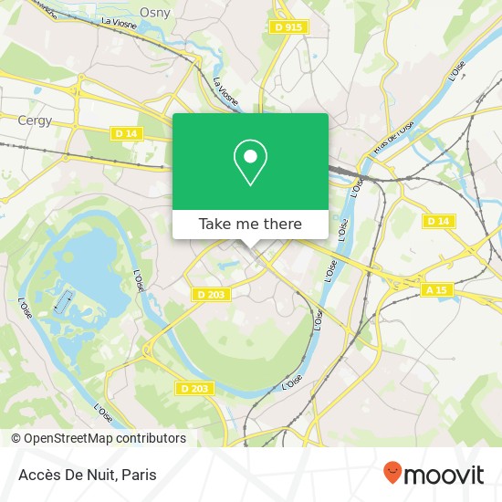 Accès De Nuit map