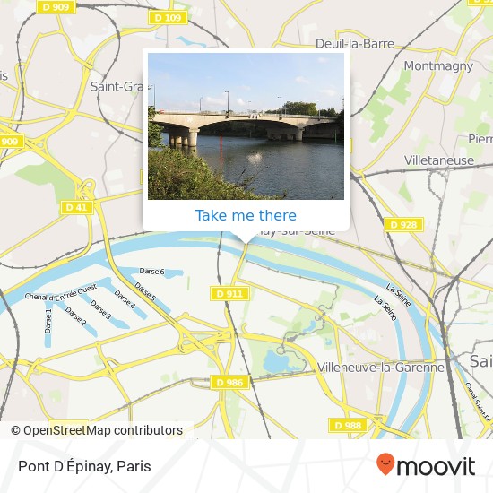 Pont D'Épinay map